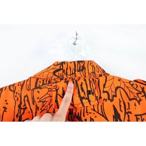 Vintage 90s Smith & Wesson 2XL Insulated Hunting Jacket Blaze Orange Camouflage - Picture 11 of 12